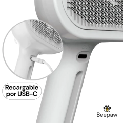CEPILLO CON VAPOR Y CARDINA BEEPAW STROK-E BLANCO en internet