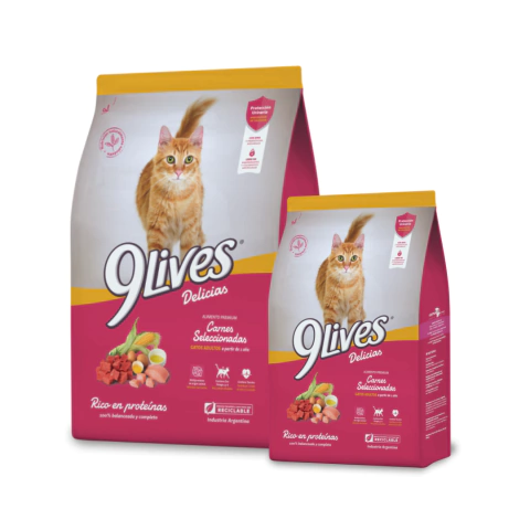 9 Lives Delicias de Carnes Seleccionadas