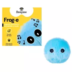 BEEPAW PELOTA PELUCHE FROG-E CELESTE