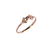 Anillo de Oro Mujer Con Piedras (1005) - Joyeria El Rubi