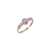Anillo de Oro Mujer Con Piedras (1015D) - Joyeria El Rubi