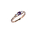 Anillo de Oro Mujer Con Piedras (1018D)