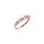 Anillo de Oro Mujer Con Piedras (1035D) - Joyeria El Rubi