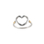 Anillo de Plata y Oro - Corazón (1036C) - comprar online