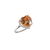 Imagen de Anillo de Plata Mujer Con Piedra en forma de Corazón (1324P)