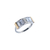 Anillo de Plata y Oro Mujer Con Piedras (1326C) en internet