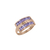 Anillo de Oro Mujer Con Piedras (1329D)
