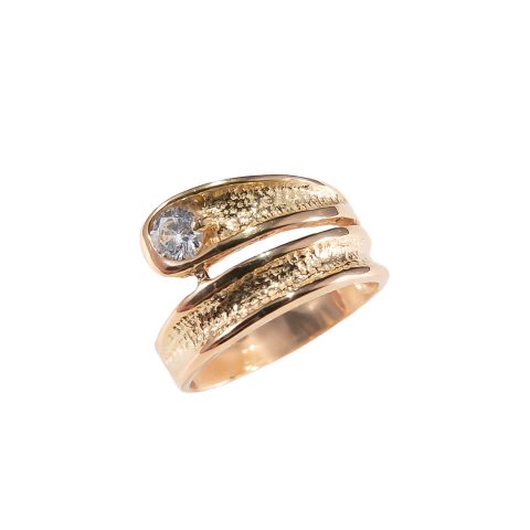 Anillo de Oro Mujer Con Piedras (1337D)