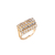 Anillo de Oro Mujer con Piedras (1601D)