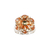 Anillo de Plata Mujer Con Oro y Piedras - Flor (1631P) en internet