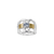 Anillo de Plata y Oro Mujer Con Piedras (1633C) - tienda online