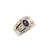 Anillo de Plata y oro con Piedras - (1656C) - comprar online