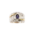 Anillo de Plata y oro con Piedras - (1656C) en internet