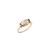 Anillo de Oro Mujer con Piedras - Frutilla (1711D) - Joyeria El Rubi