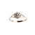 Anillo de Oro Mujer con Piedras (1722D) - Joyeria El Rubi