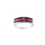 Anillo de Plata Mujer Medio sinfin Doble hilera (1755P) - Joyeria El Rubi