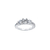 Anillo Solitario de Plata Mujer Con Piedras (1803P) - tienda online