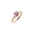 Anillo de Oro Mujer Con Piedras (1806D) - tienda online