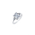 Anillo Solitario de Plata Mujer Con Piedras (1811P)
