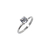 Anillo Solitario de Plata Mujer Con Piedras (1813P) - tienda online