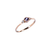 Anillo de Oro Mujer Con Piedras (1814D)