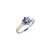 Anillo de Plata y Oro Mujer Con Piedras (1328C) en internet
