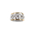 Anillo de Plata con detalles en Oro (1330C) en internet