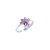 Anillo de Plata con Piedras, Huellita (1341P) - tienda online