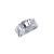 Anillo de Plata Mujer Con Piedras (1346P) - Joyeria El Rubi
