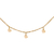 Gargantilla de Oro 7 Corazones (51003D) - Joyeria El Rubi