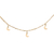 Gargantilla de Oro 7 lunas (51004D) - Joyeria El Rubi