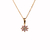 Colgante de Oro Mujer Con Piedras - Roseta (9531D) - tienda online