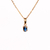 Colgante de Oro Mujer Con Piedras, Oval (9537D) - Joyeria El Rubi