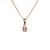 Colgante de Oro Mujer Con Piedras, Oval (9537D) en internet