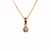 Colgante de Oro Mujer Con Piedras, Frutilla (9509D) - Joyeria El Rubi