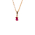 Colgante de Oro Mujer Con Piedras, Oval (9537D) - comprar online