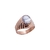 Anillo de Oro Hombre Con Piedra Oval - Sello (A732D) en internet
