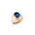 Anillo de Oro Hombre Piedra Redonda (A738D) en internet