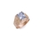 Anillo de Oro Hombre Piedra Cuadrada (A754D)