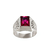 Anillo de Plata Hombre con Piedra (A754P) - comprar online