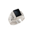 Anillo de Plata Hombre con Piedra (A754P) - tienda online
