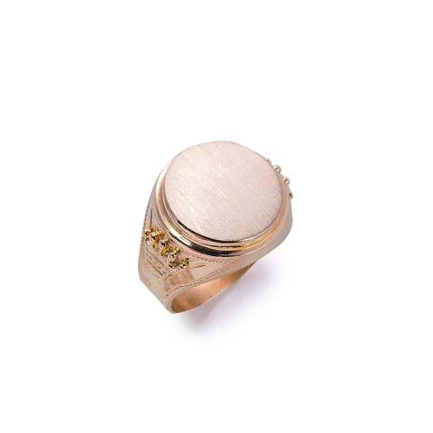 Anillo de Oro Hombre Sello (A815)