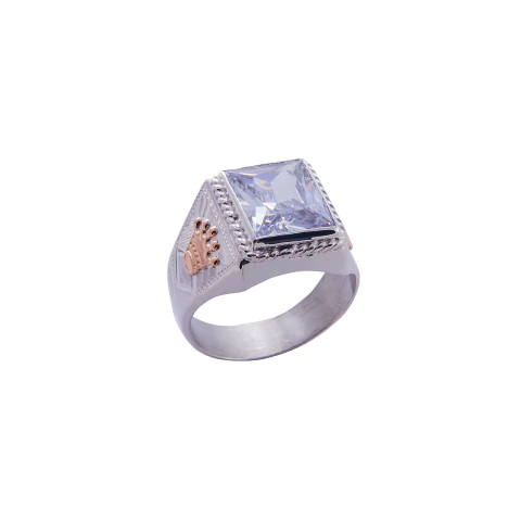 Anillo de Plata Hombre con Piedra (A822C)