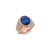 Anillo de Oro Hombre Con Piedra Oval - Sello (A840D) - Joyeria El Rubi