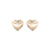 Aros de Oro Corazón B555D - comprar online