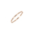 Pulsera Esclava de Oro Mujer Cincelada (L120)
