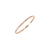 Pulsera Esclava de Oro Mujer Cincelada (L123)