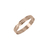 Pulsera Esclava de Oro Mujer Cincelada (L134)