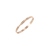 Pulsera Esclava de Oro Mujer Cincelada (L135)