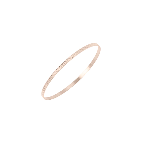 Pulsera Esclava de Oro Mujer Facetada (L206D)